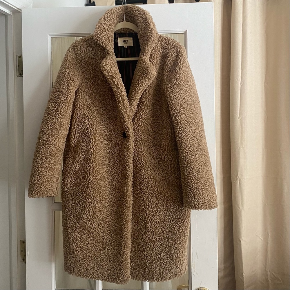 MKT STUDIO - Madime Sherpa teddy coat - size 36
